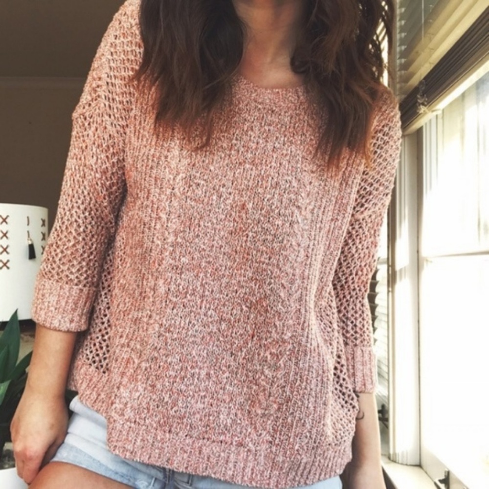 Madewell marled plaza Pullover Sweater